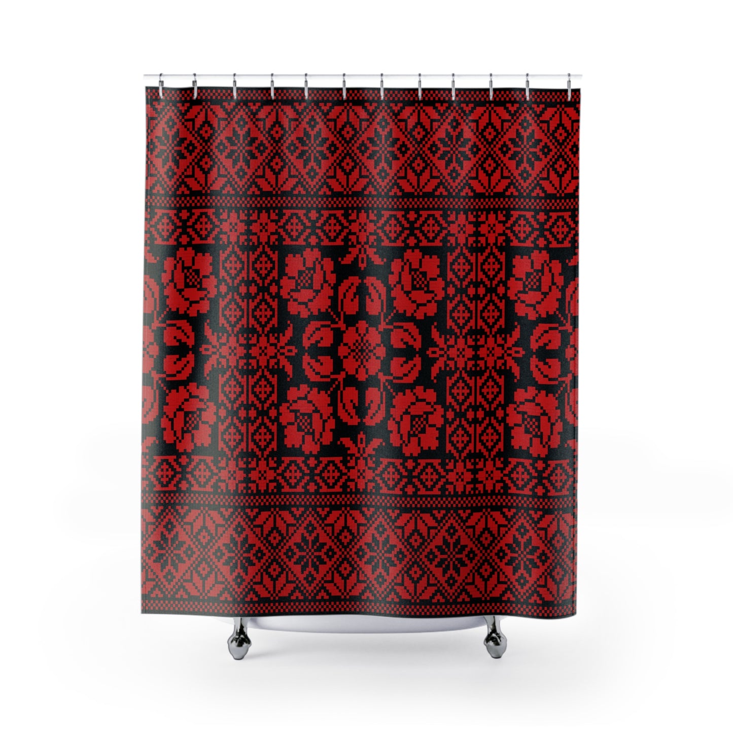 Embroidery Tatreez Shower Curtains