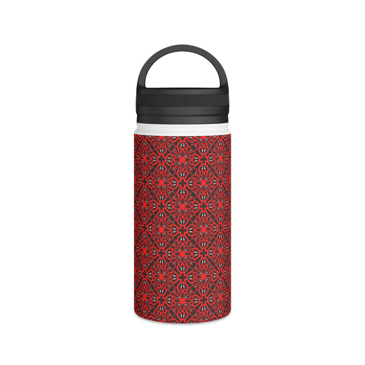 Stories in Every Stitch Stainless Steel Water Bottle, Handle Lid