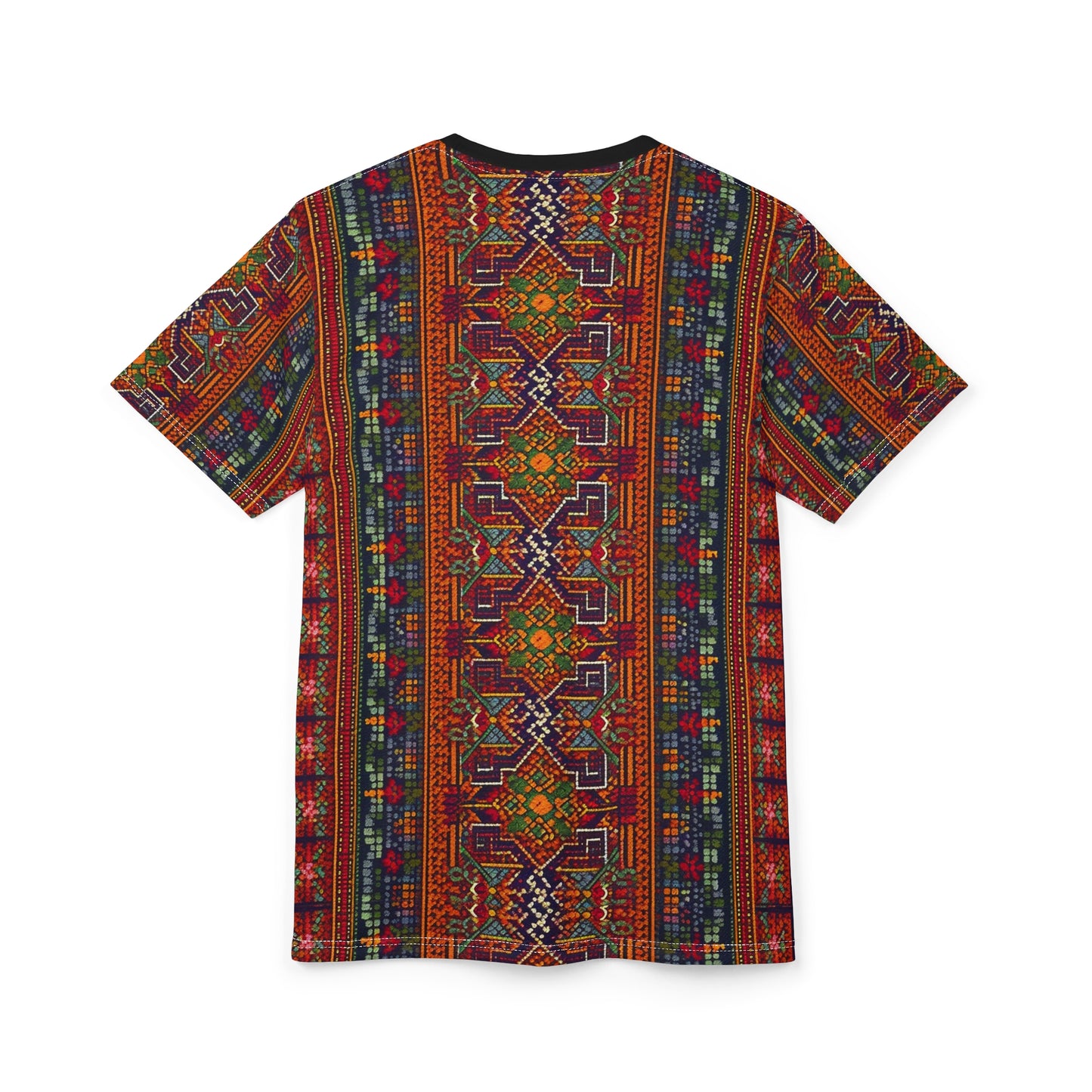 Folk embroidery Unisex Cut & Sew Tee (AOP)