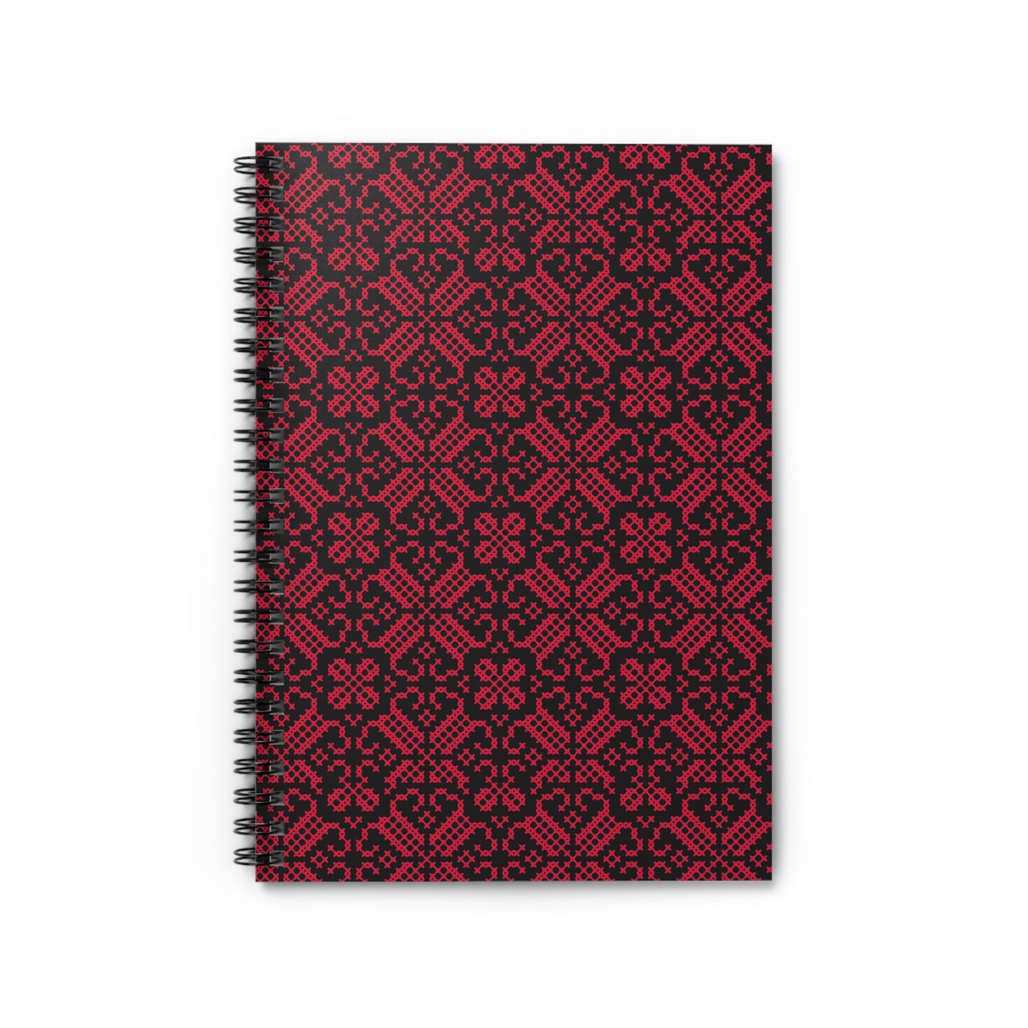 Handcrafted Palestinian Art Spiral Notebook - Ruled Line