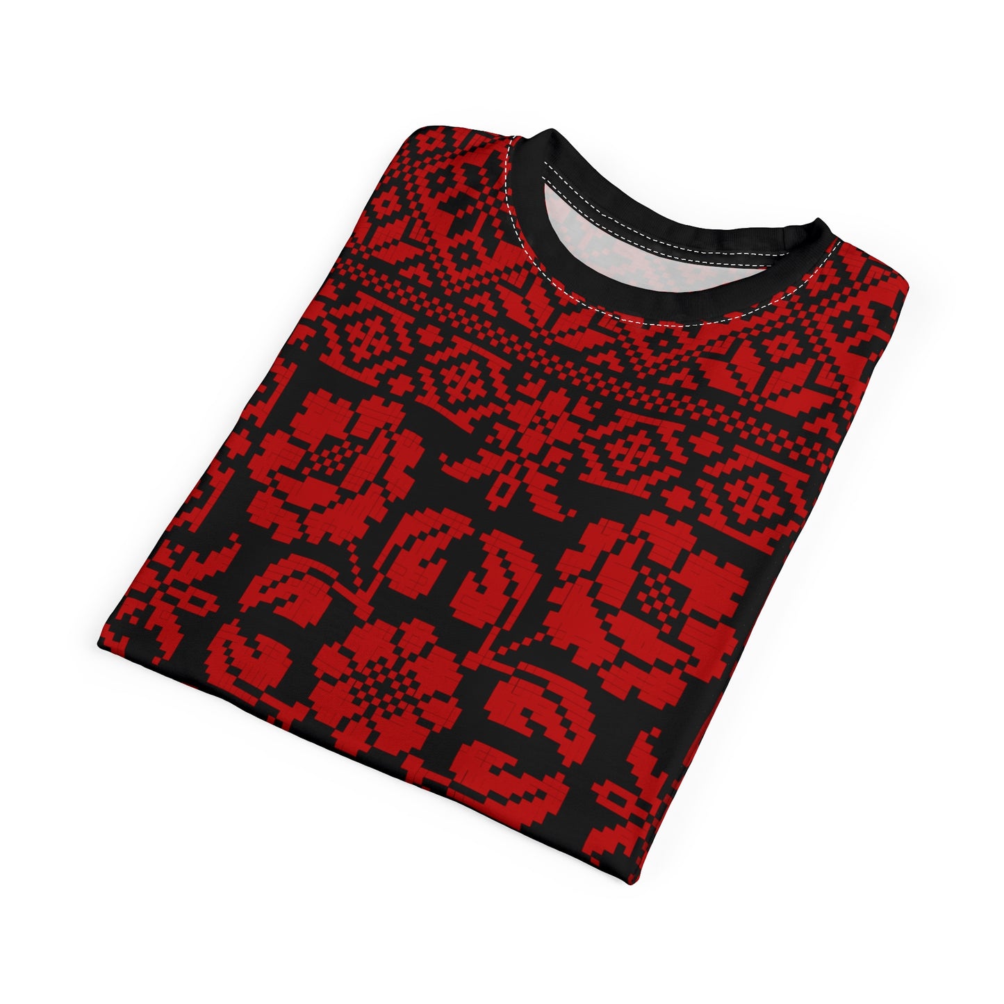 Palestinian Tatreez Unisex Cut & Sew Tee (AOP)