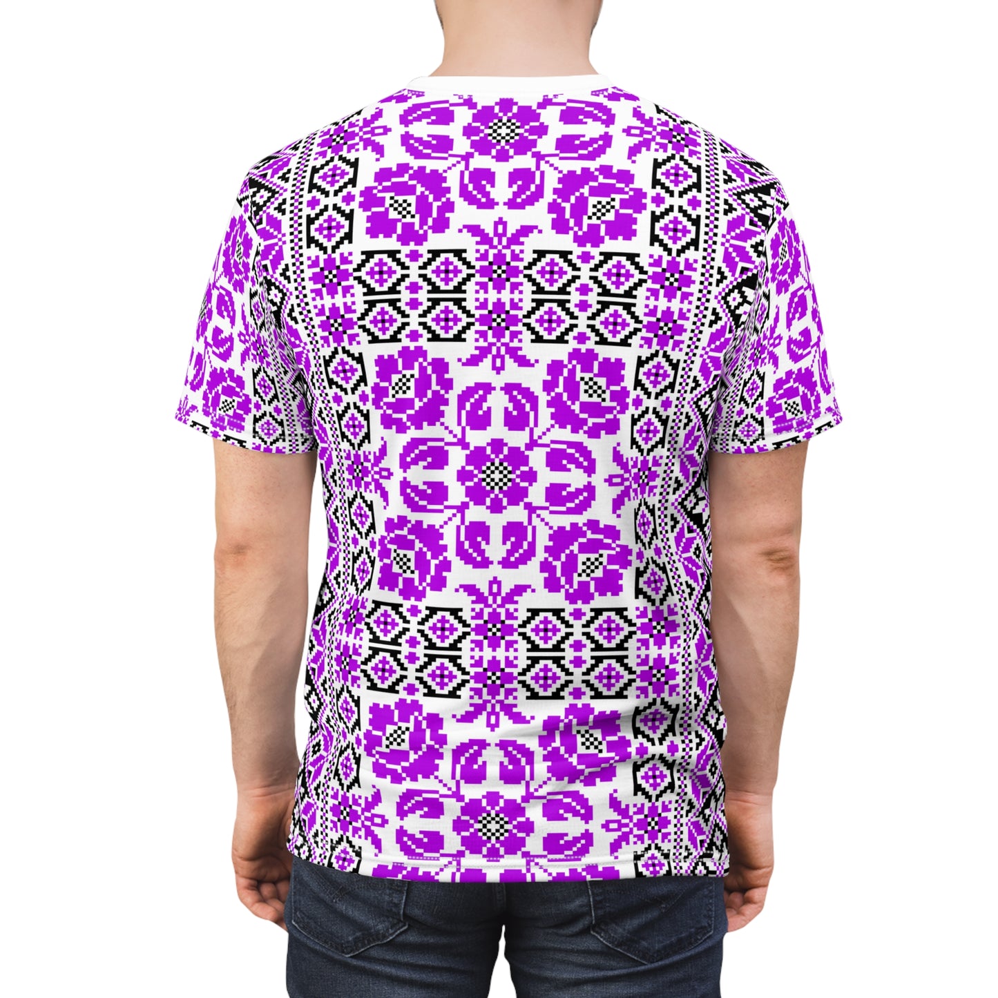 Palestinian cultural art Unisex Cut & Sew Tee (AOP)