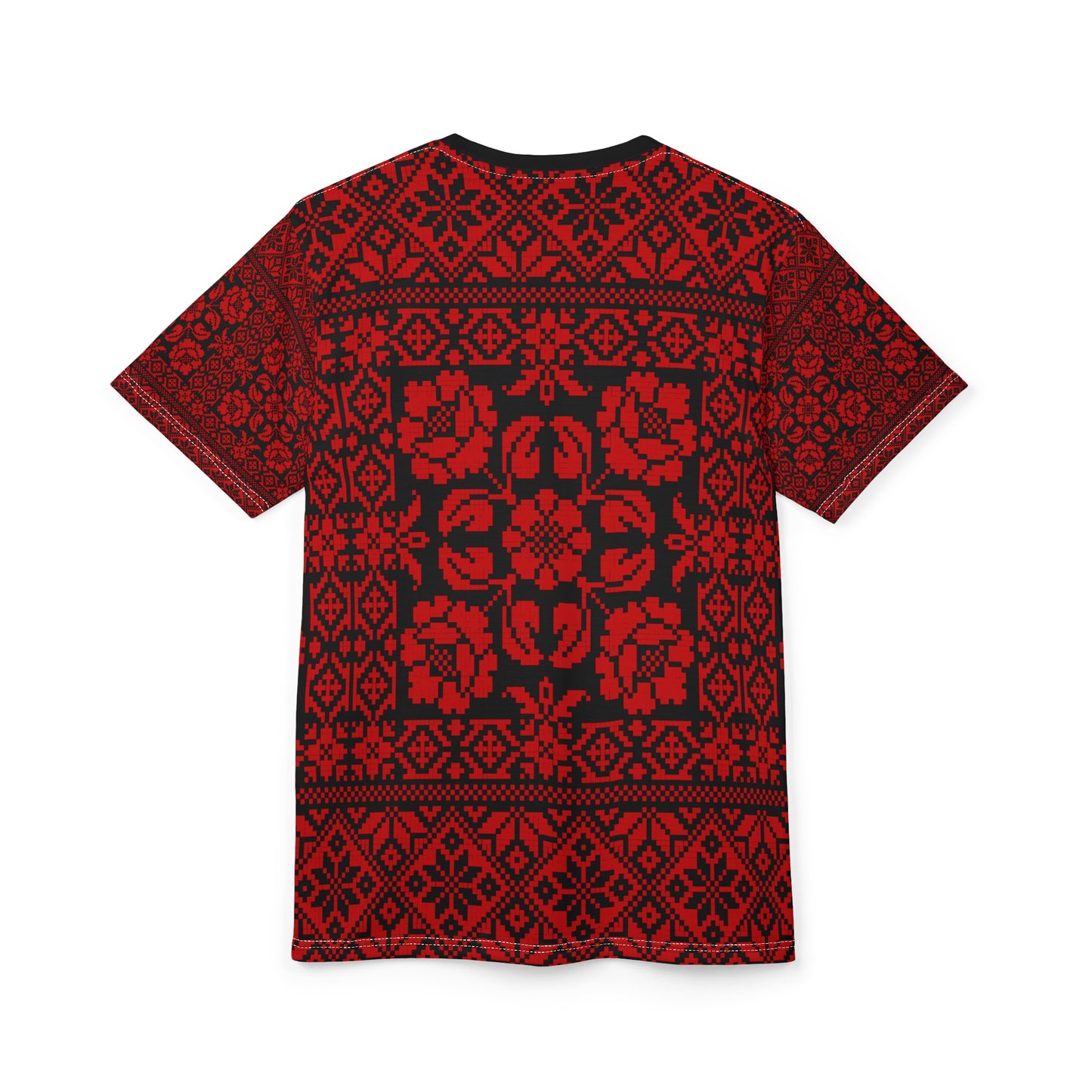 Palestinian Tatreez Unisex Cut & Sew Tee (AOP)