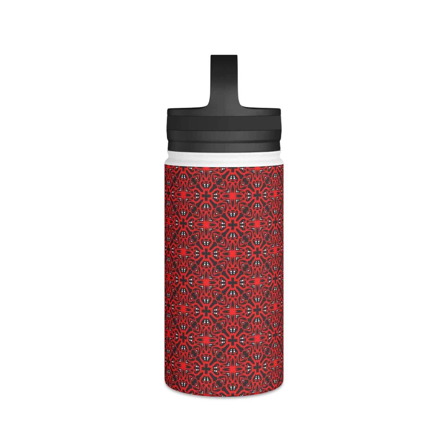 Stories in Every Stitch Stainless Steel Water Bottle, Handle Lid